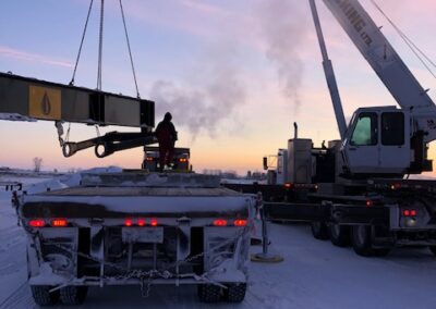 Setting Pumpjack / Unit Set - Prairie Gold Pumpjack Services